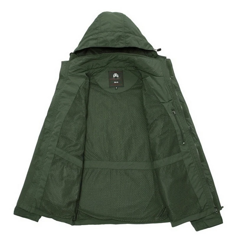 Тактический военный пиджак Мужская Уличная Спортивная ветровка Кемпинг Windstopper