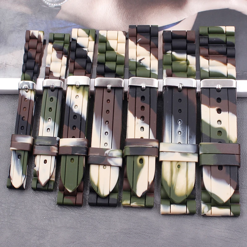 Ремешок силиконовый Водонепроницаемый для мужчин и женщин спортивный