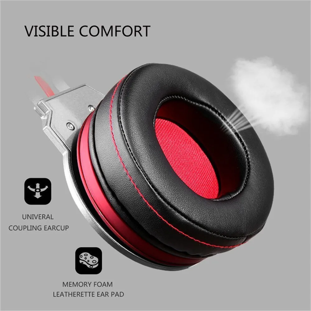 XIBERIA K3/K5/K9/K10 USB Игровые наушники Virtual 7,1 объемный звук стерео бас гарнитура с микрофоном светодиодный для компьютера геймера