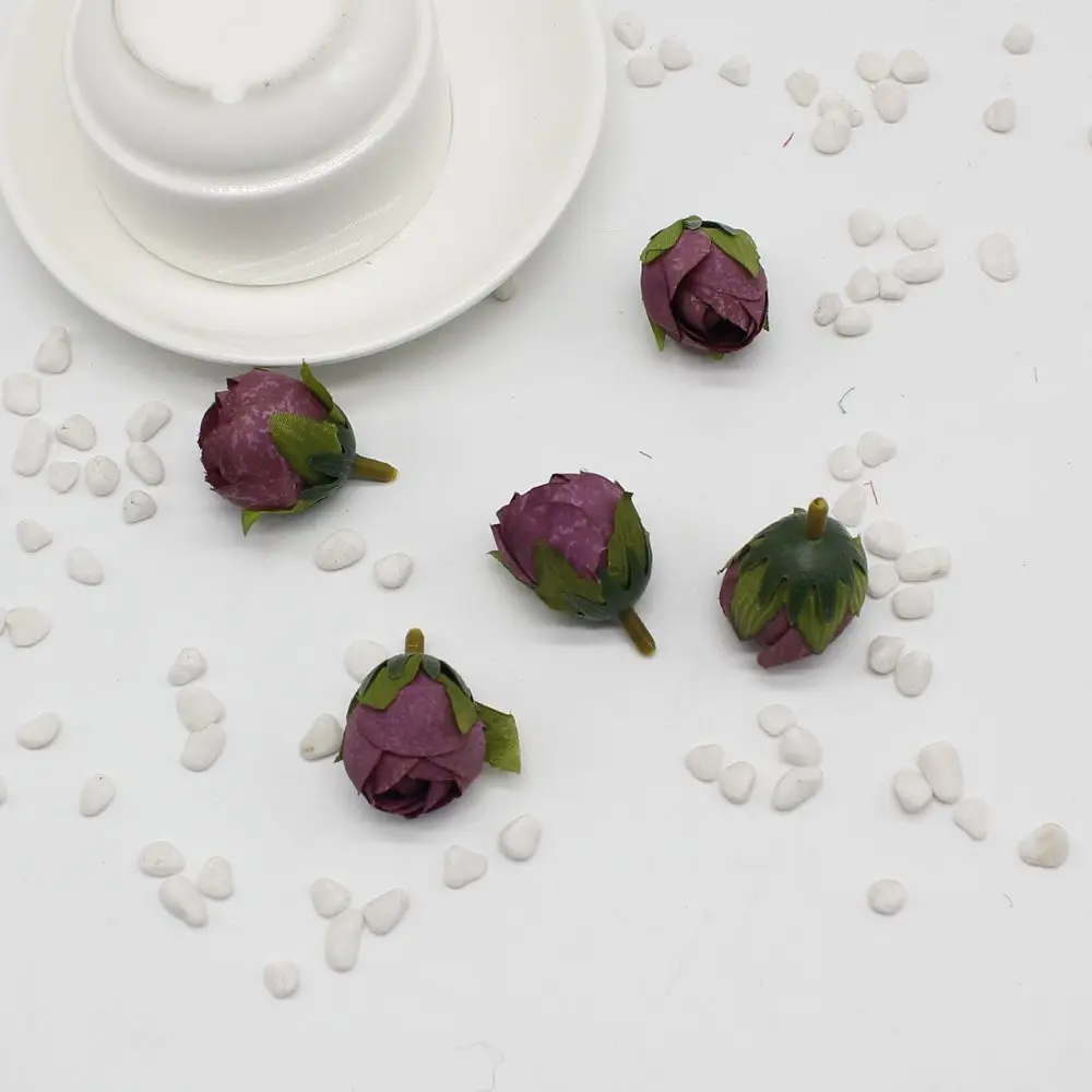 30 шт./лот шелковые бутоны с розами искусственные цветы для свадьбы вечерние