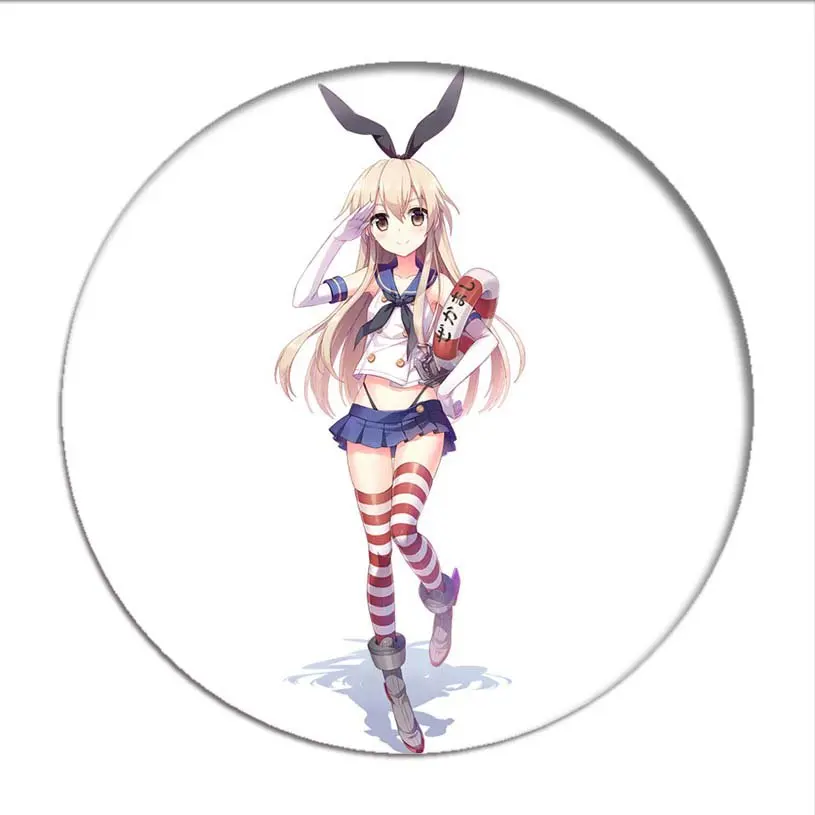 1 шт. Kantai Collection значок косплея Shimakaze брошь Kongou коллекция булавок Значки для