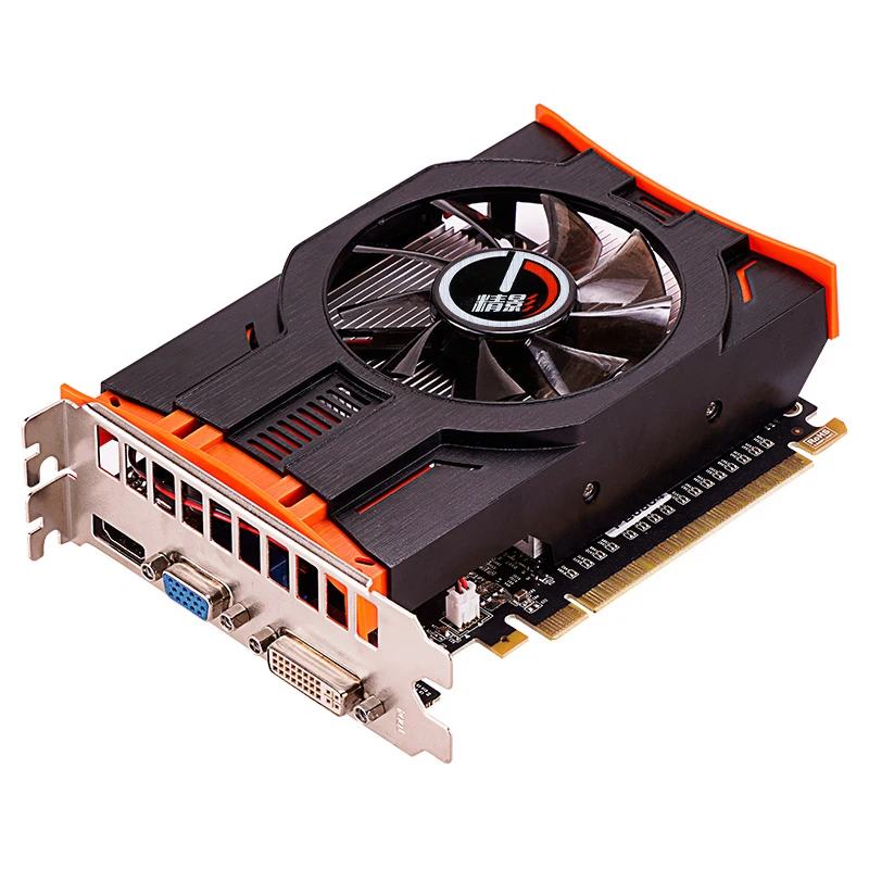 Jyvga NVIDIA GTX650 1 г DDR5 видео карты видеокарты 6pin источника питания 2 различных