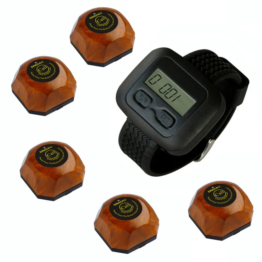 SINGCALL Беспроводной Система индивидуального вызова официантов для больницы дом 5