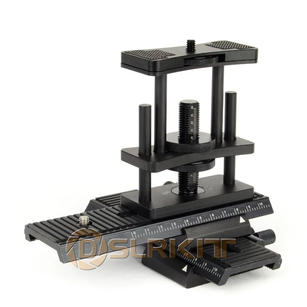 DSLRKIT 6 way Macro Shot Focus Rail Slider вверх вниз вправо влево назад|Штативные головки| |