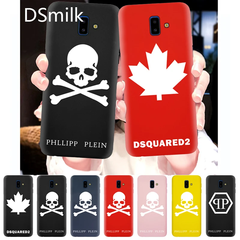 DSmilk спортивный чехол для телефона samsung Galaxy J8 J6 J4 J3 J2 J7 Черный силиконовый Мягкий