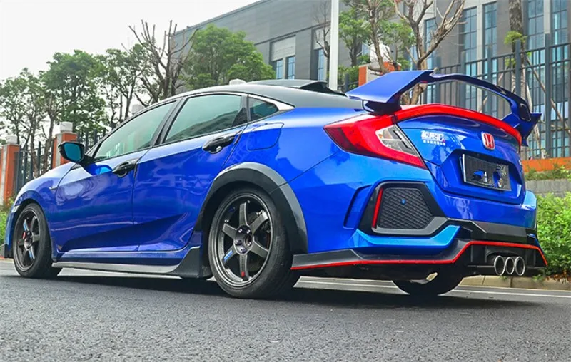 Спойлер для Honda Civic Спойлеры-крылья высокого качества абсолютно новые аксессуары для модификации автомобиля ABS