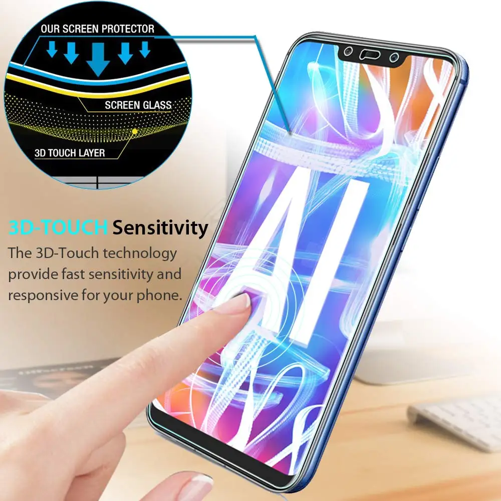 Закаленное стекло для Meizu Note 9 Защитное экрана 2.5D 9H Премиум Note9 защитная пленка |
