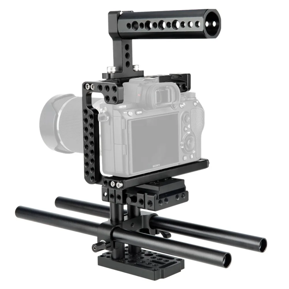 NICEYRIG для SONY a7riii a7rii a7miii a7mii a9 a7sii быстросъемный подъемный штатив с 15 мм стержнем HDMI