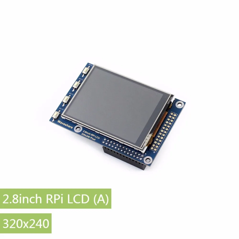 2 8 дюймовый планшет Waveshare с резистивным сенсорным экраном RPi LCD (A) 320*240 TFT SPI