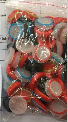 

100pcs/lot Silicone colorful Grips Cap Thumb Stick 3D Joystick Grips cap For PS4 PS3 Xbox360 Xbox one Controller
