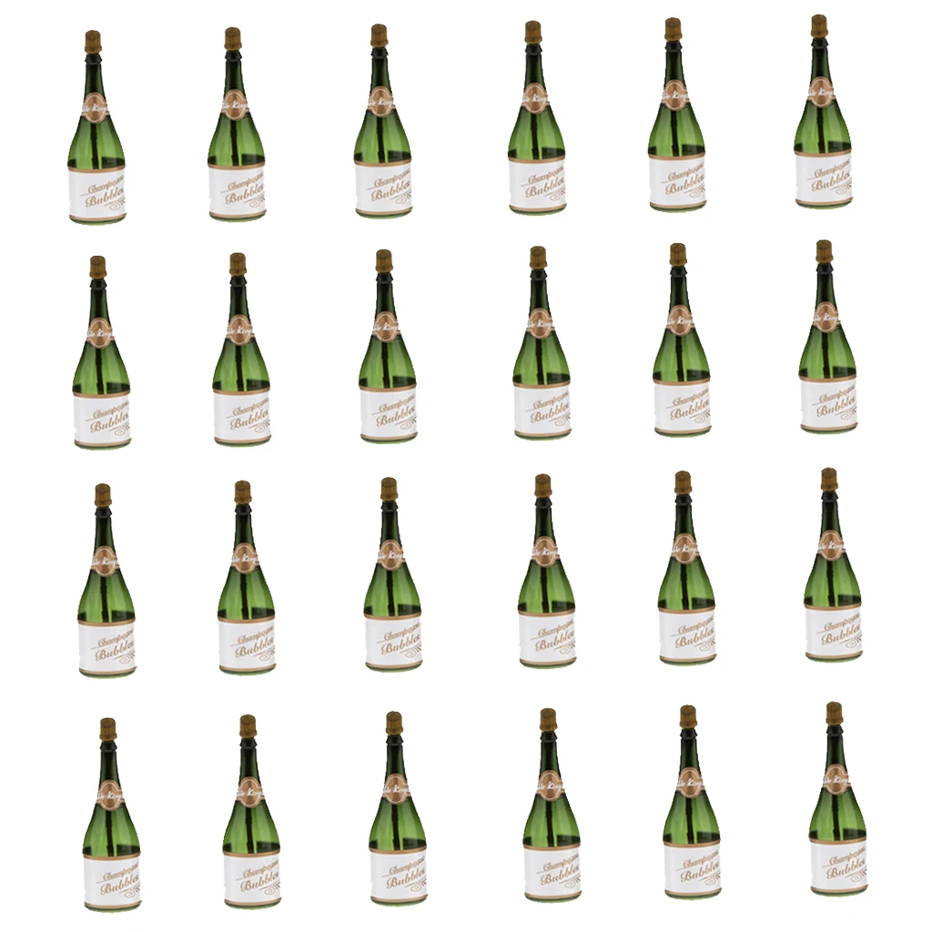 24 шт. мини-бутылки шампанского с пузырьками свадебные украшения для детских