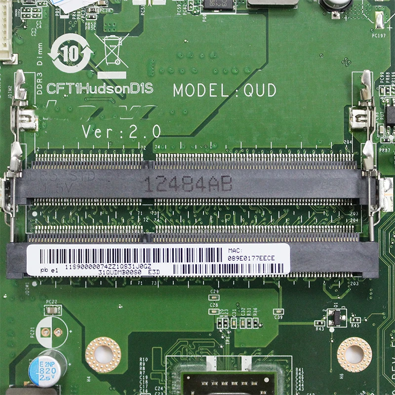 Оригинал для Lenovo AIO C325 C225 20 &quotНастольная материнская плата AMD E350 CPU DDR3 DA0QUDMB6E0 90000074