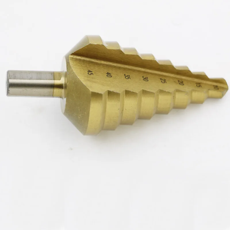 Треугольная сверла 10 45 мм ступенчатое сверло для дерева/ступенчатое