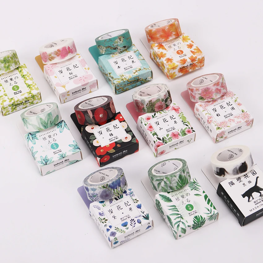1 шт. декоративная клейкая лента 15 х7 м|washi tape decor|adhesive diywashi |