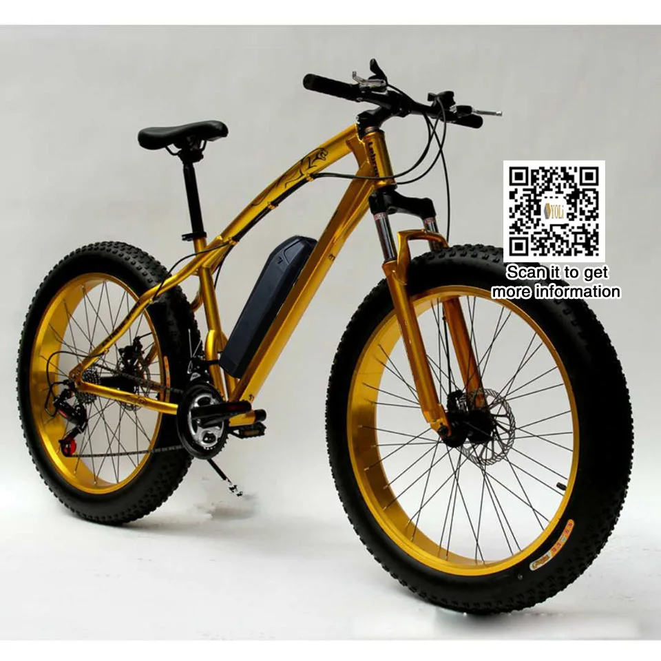 26 дюймовый фэтбайк 21 скоростной горный EBike дорожный электрический велосипед 36В