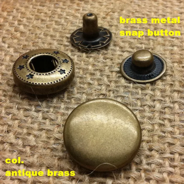 

12.5mm antique brass metal snap button 100 pcs/lot (European quality standard) free shipping via CPAM