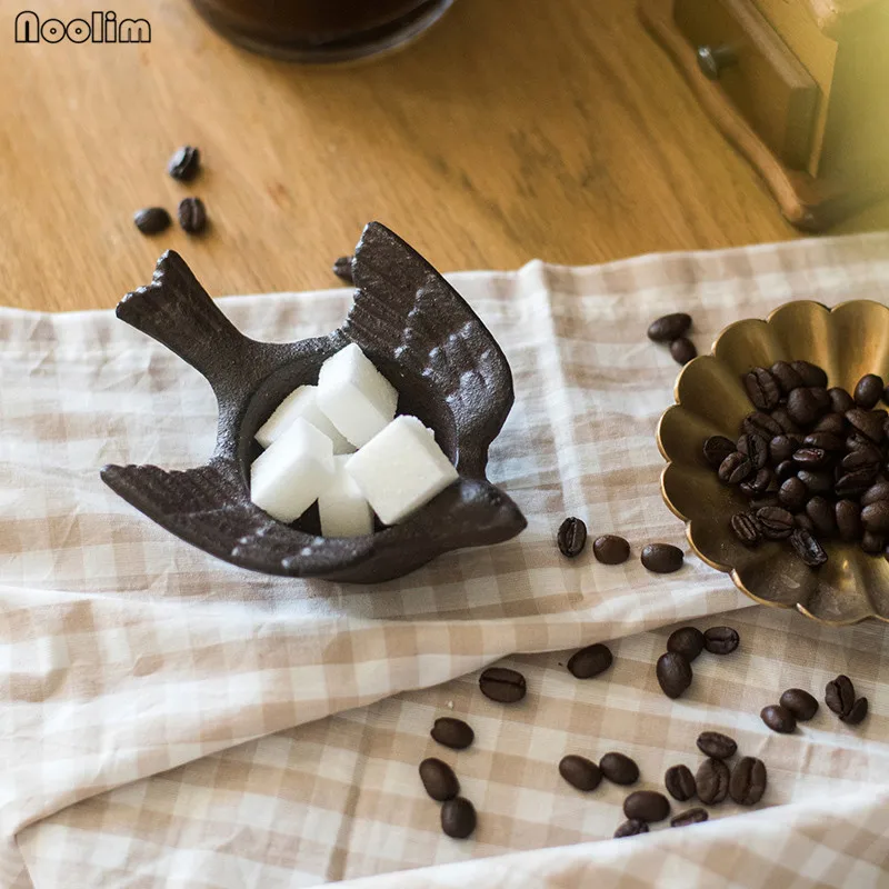 NOOLIM винтажный чугунный подсвечник с птицей декоративные украшения для дома