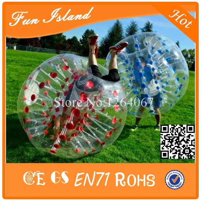 Бесплатная доставка Прозрачный 1 2 м ТПУ материал надувные сумасшедшие