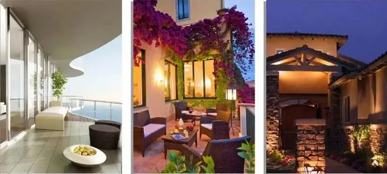 Садовый светильник в европейском стиле на солнечной батарее для лестницы