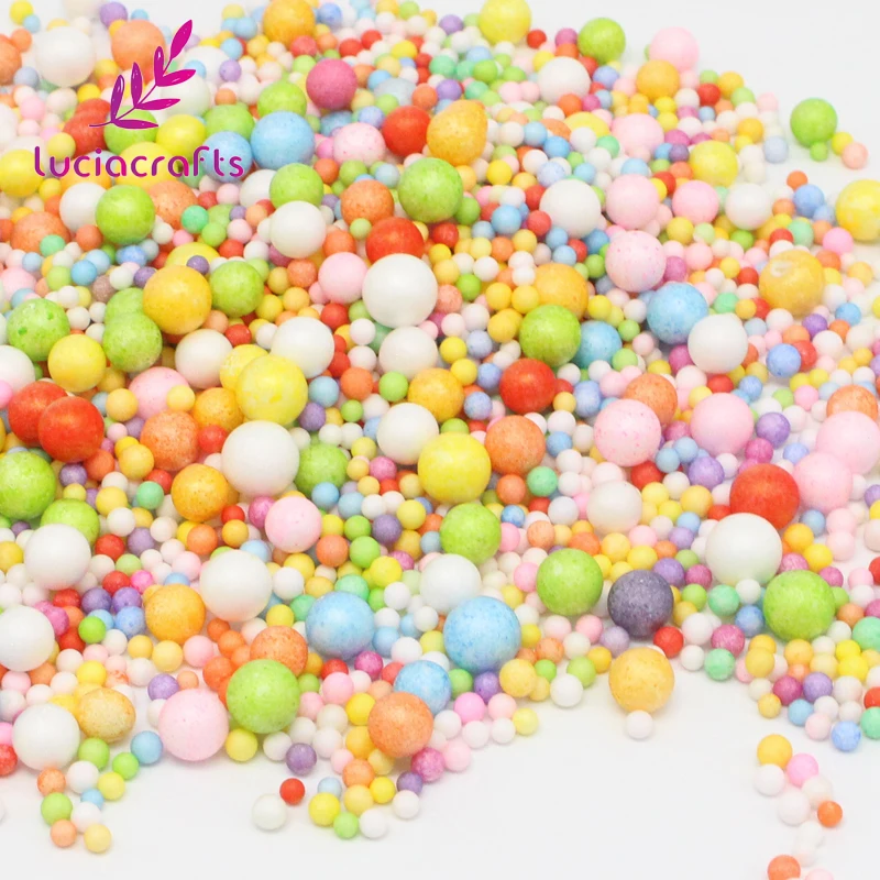 Lucia crafts 2-10 мм(0,08-0,39 дюйма) пенопластовые шарики декоративный шар DIY Украшение для свадебной вечеринки 10 г/лот M0104