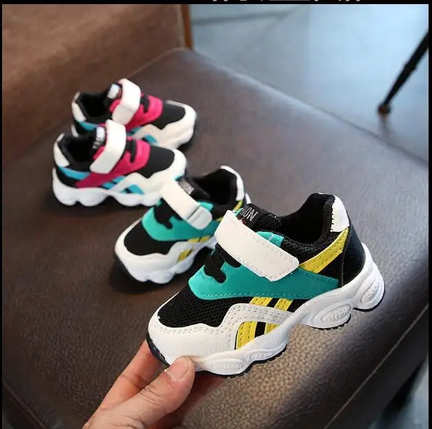 2018 children massage feet shoes spring boy sports breathable mesh running of the girls | Детская одежда и обувь