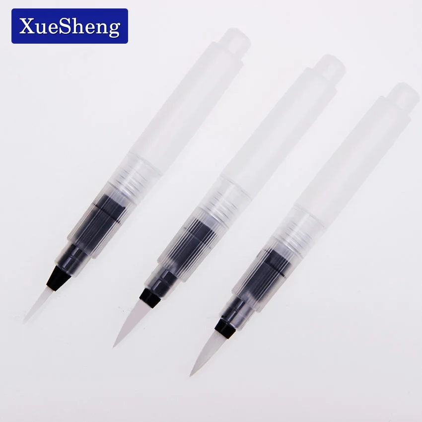 

1PC Refillable Water Brush Ink Pen for Water Color Calligraphy Painting Illustration Pen Office Stationery