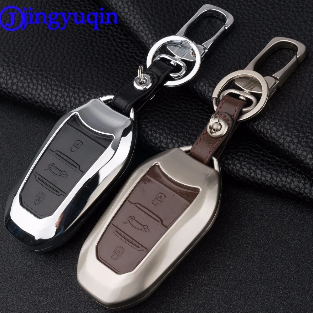 Jingyuqin 3 кнопки дистанционного стайлинга автомобиля чехол для Peugeot 2008 3008 4008 308S 408 508