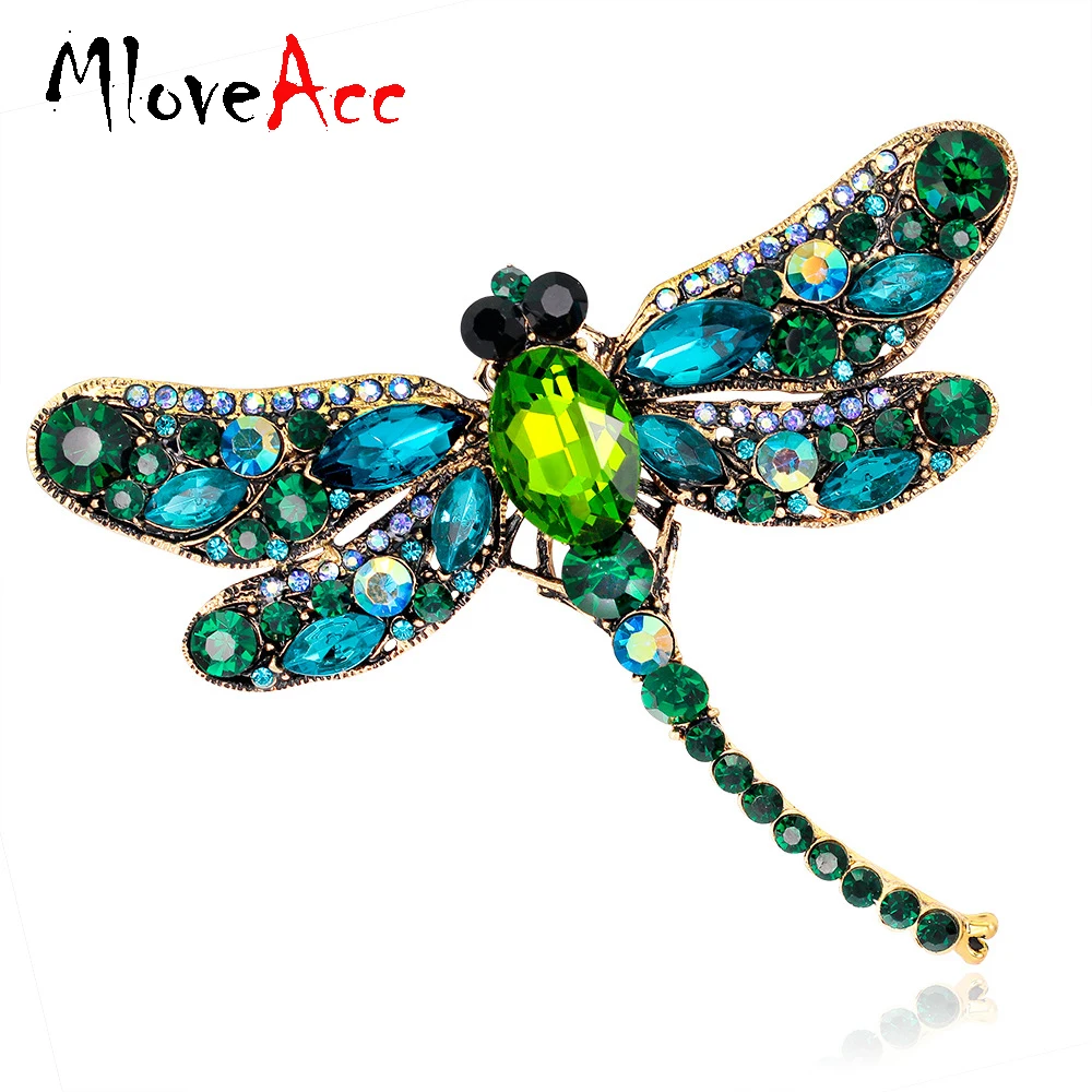 Женская Брошь в винтажном стиле 6 цветов|dragonfly brooch|brooches for womenbrooch designer |