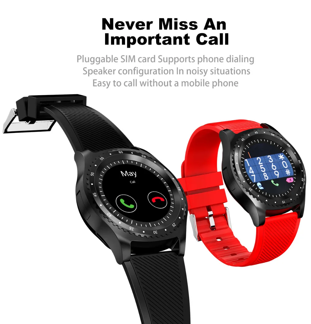 Новые L9 Bluetooth Smart часы с Камера TF sim-карты спортивные Фитнес монитор Шагомер Smartwatch
