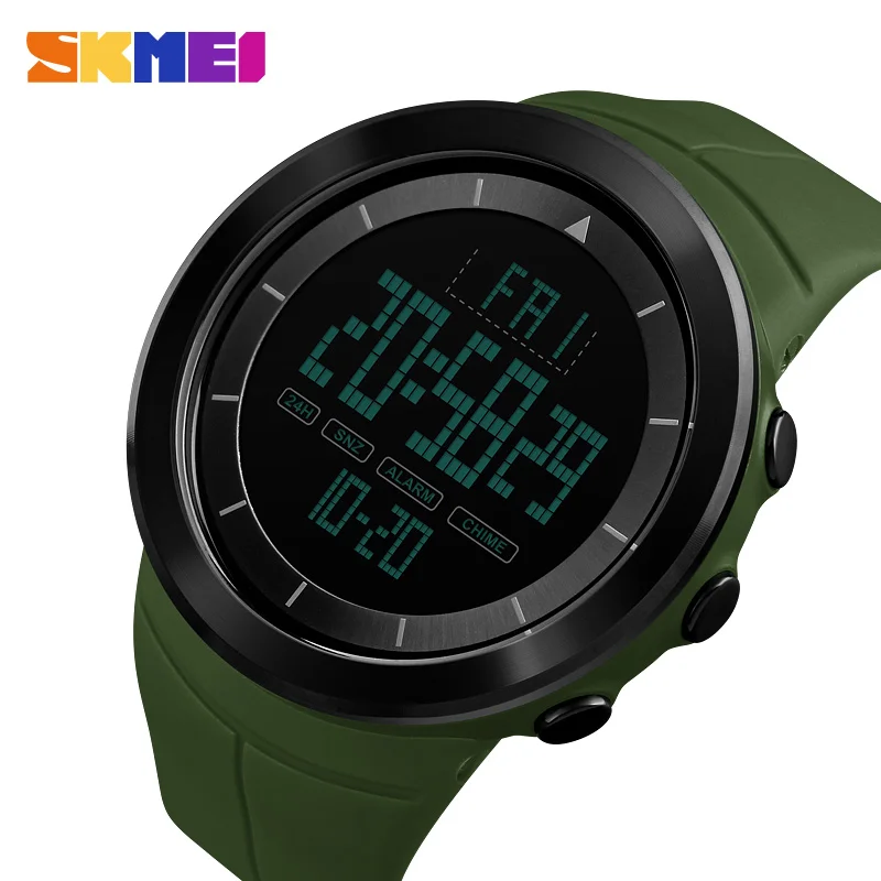 SKMEI спортивные часы водостойкие Chrono Multifunction цифровые для мужчин модные