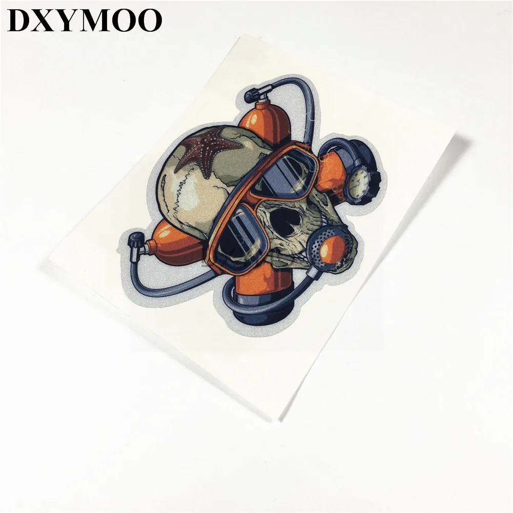 3 размера забавные погружения автомобиля стикер в форме черепа смерти Прохладный