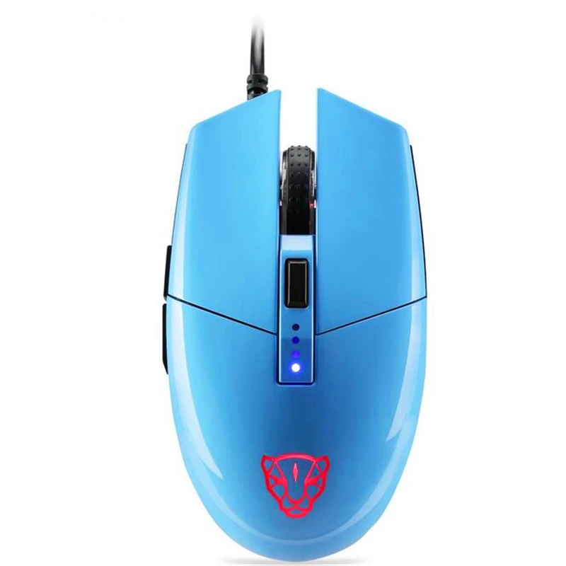 Motospeed V50 компьютерная Проводная игровая мышь 4000 Точек на дюйм 6 кнопок RGB