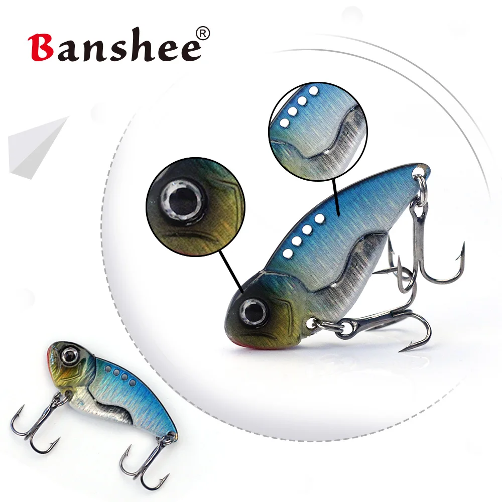 Banshee37 мм 8 г металлическая блесна мини Vibe vivide DD02 беспламенная Тонущая наживка для