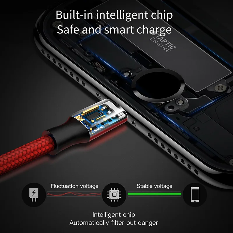 Зарядный кабель USB Type-C 3 в 1 универсальный телефонный с несколькими Usb-портами для