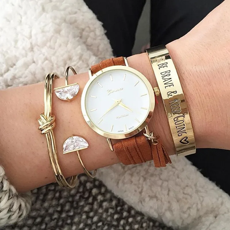 Женские Классические наручные часы женские замшевые 2016 уникальный дизайн