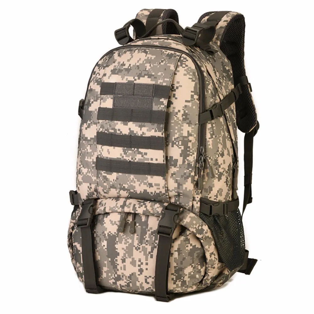 Водонепроницаемый нейлоновый военный рюкзак 40л большой емкости для мужчин 15