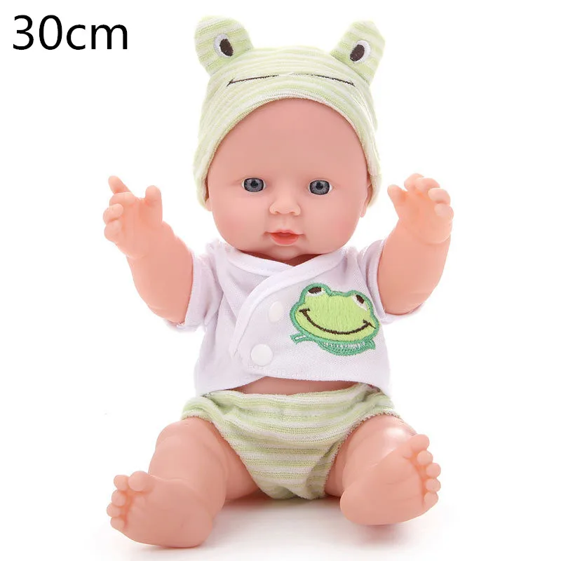 30cm 20 Вт, 30 см Reborn baby doll мягкий винил reborn baby doll playmate детские игрушки ролевые игры игрушки Рождественский подарок на день рождения; наряд для фотосессии - Цвет: 30cm