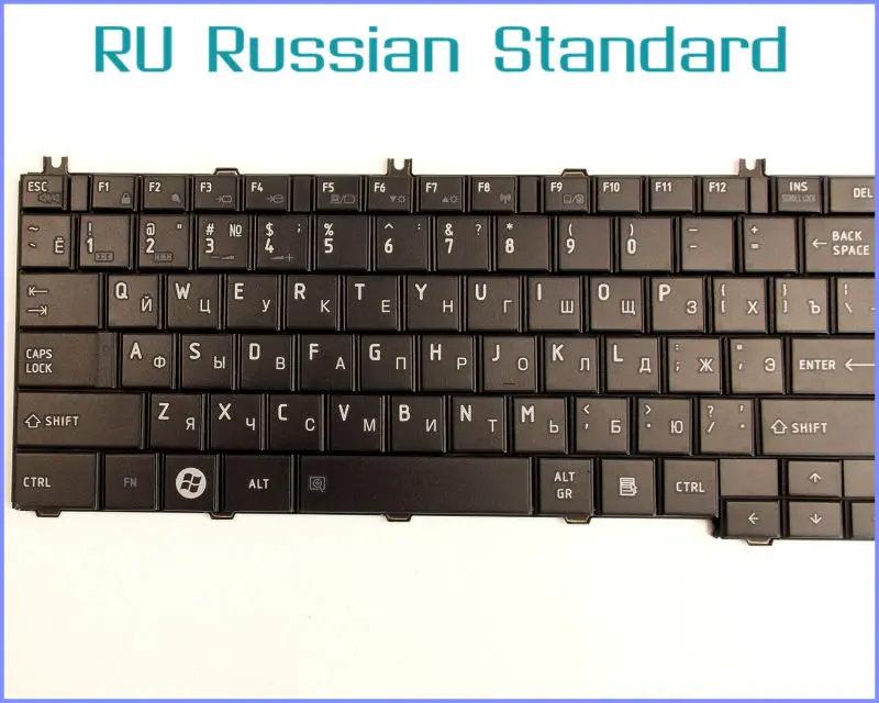 Русская версия RU Клавиатура для ноутбука Toshiba Satellite C675 C675D S7200 L775D S7223 L775DS7223