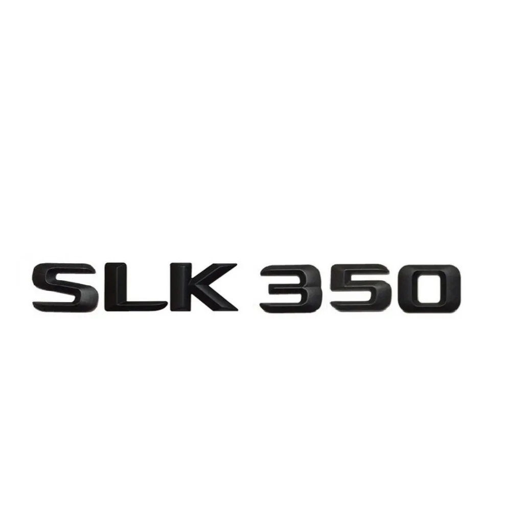 

1 set Matt Black " SLK 350 " Car Trunk Rear Letters Word Badge Emblem Letter Decal Sticker for Mercedes Benz SLK350