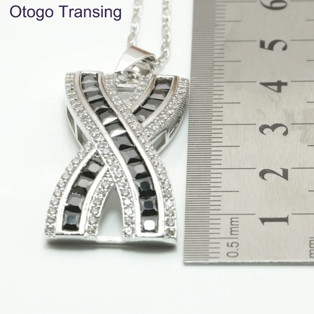 Beagloer Новое поступление Glamorous Радуга Мистик Кубического Циркония Серебряные Цвет