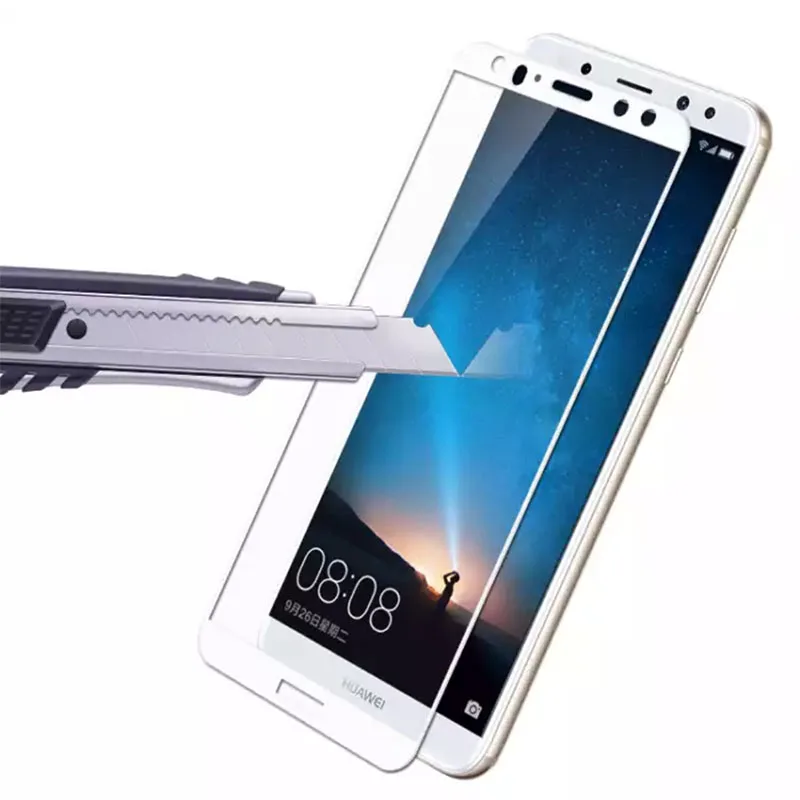 2 шт Защитное стекло для Huawei Mate 10 облегченное Закаленное стекло протектор экрана полное покрытие безопасности Tremp на сделано матовая 10 свет 5,9