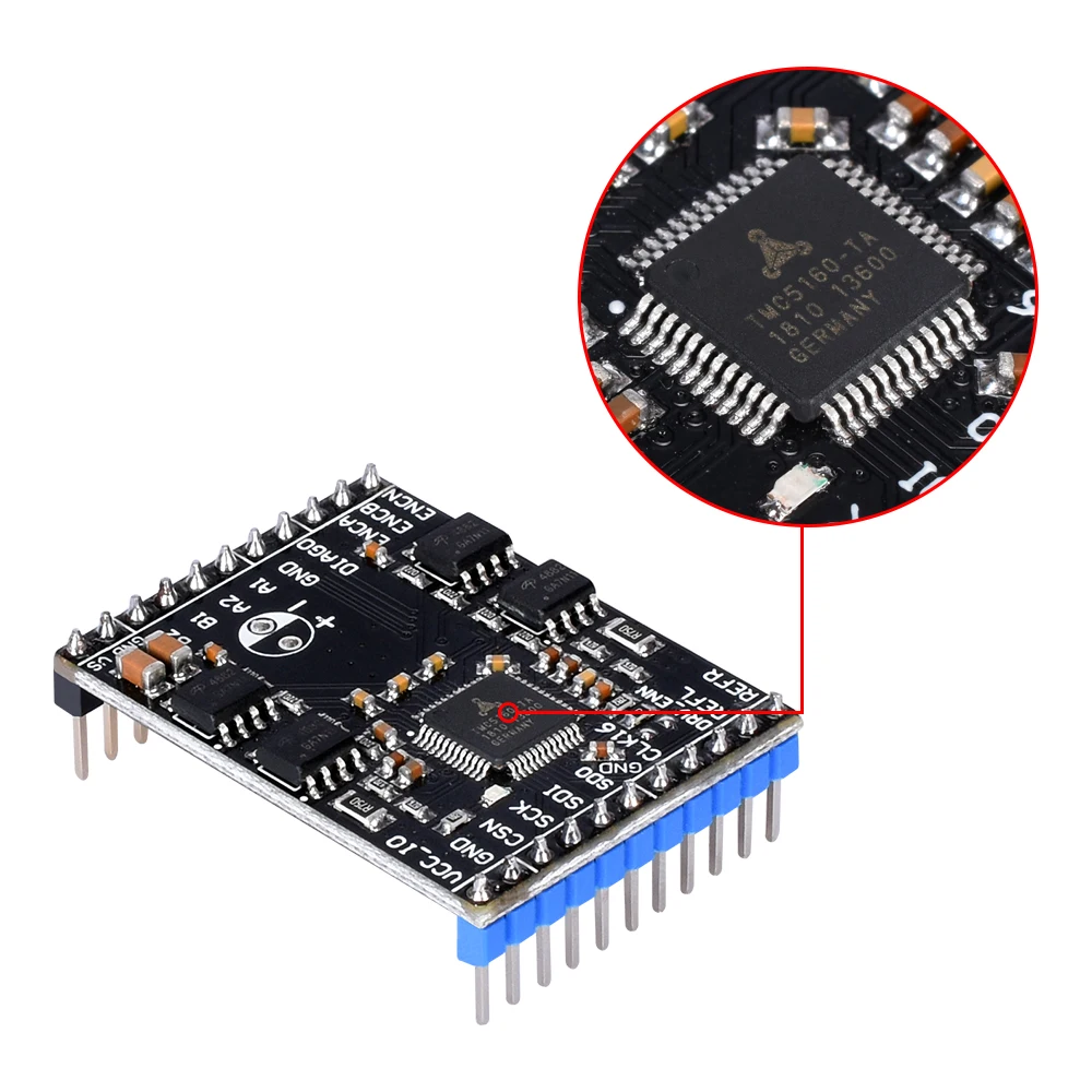 TMC5160TA-V1.0 Stepper Motor Driver Mute Driver Silent TMC5160 Driver Stepstick For 3D Printer Control Board Reprap