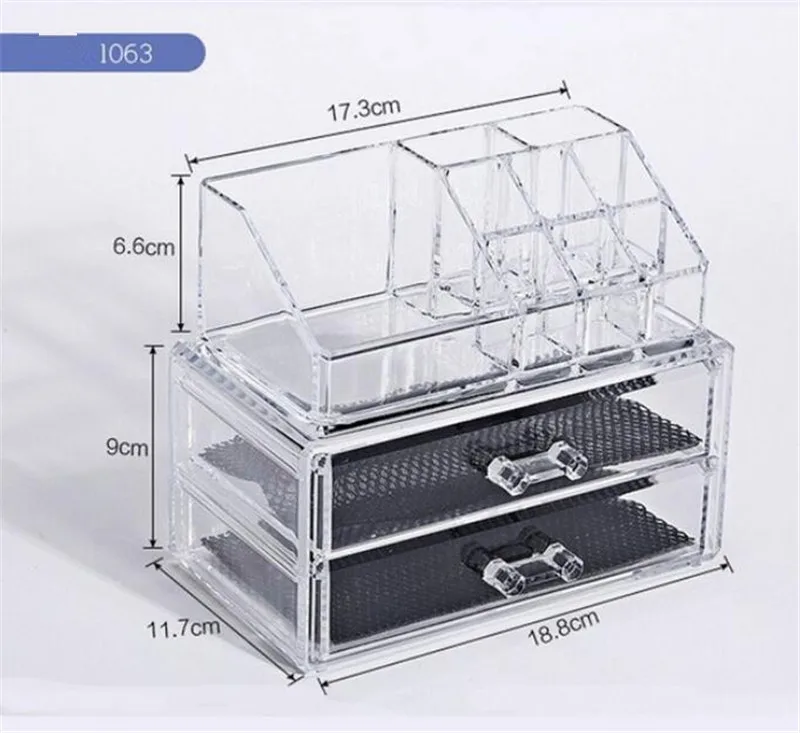 Органайзер для косметики 1 шт. коробка хранения демонстрационная акриловая