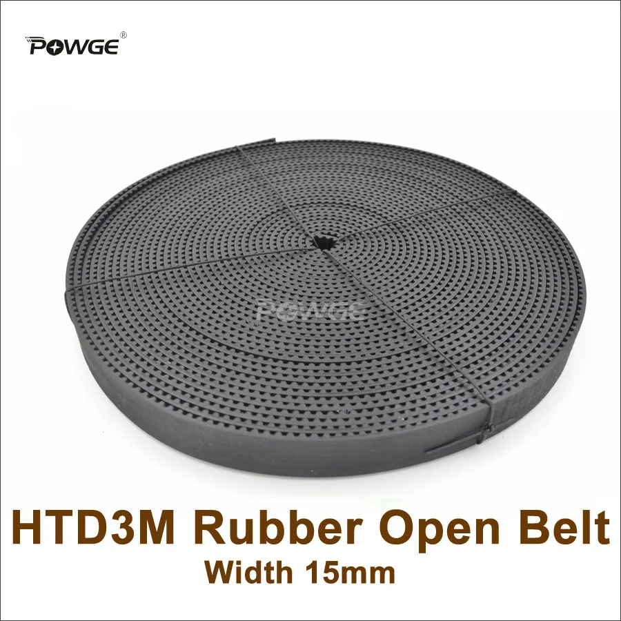 Ремень ГРМ POWGE с открытым концом резиновый ремень для лазерной машины 10 метров 3 м