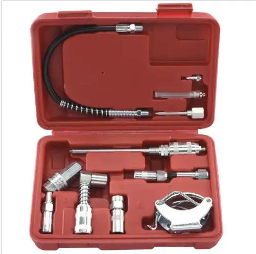 Смазочный пистолет набор для смазки фитинги Zerk насадки игла гибкий шланг| |