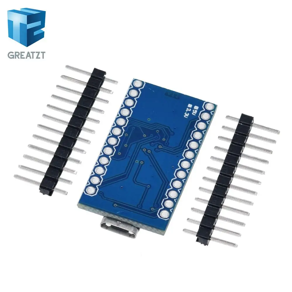 Pro Micro ATmega32U4 5V 16 МГц заменить ATmega328 для Arduino Pro Mini с 2 Row штыревые для Leonardo Mini Usb Интерфейс