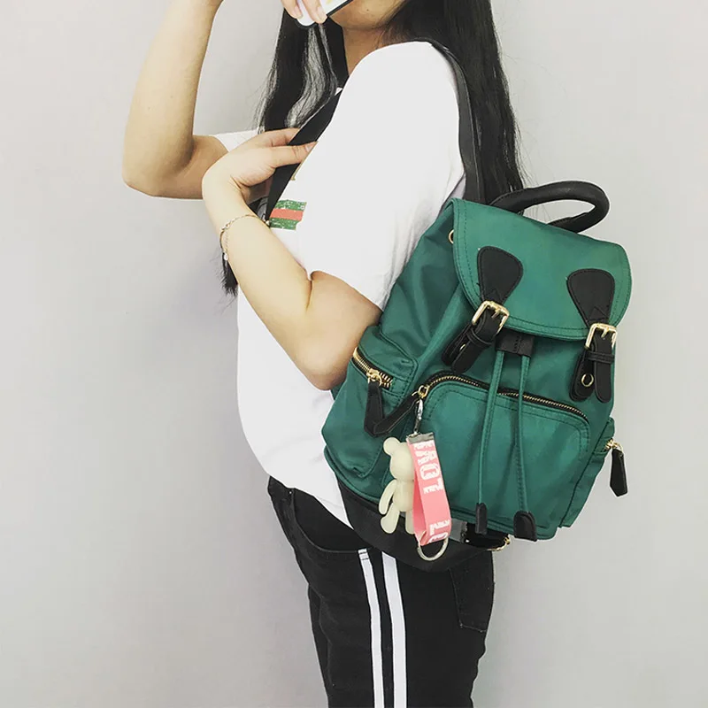 Кулон из искусственной кожи Для женщин рюкзак моды Bagpack школьные сумки для