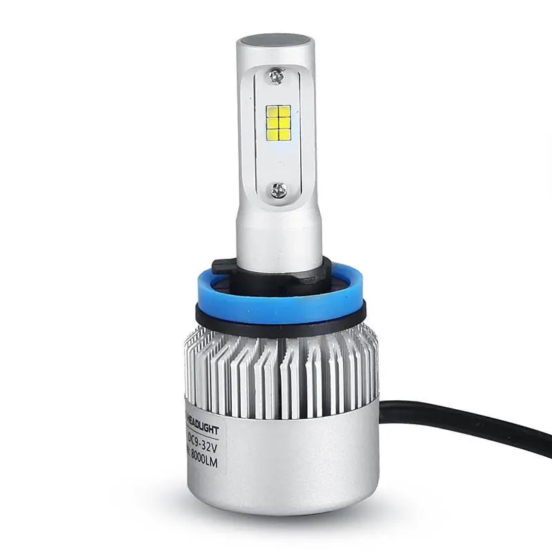 2x Автомобилей Фар H11 Для CSP СВЕТОДИОДНЫХ Чипов Лампочки лампа Комплект 72 Вт