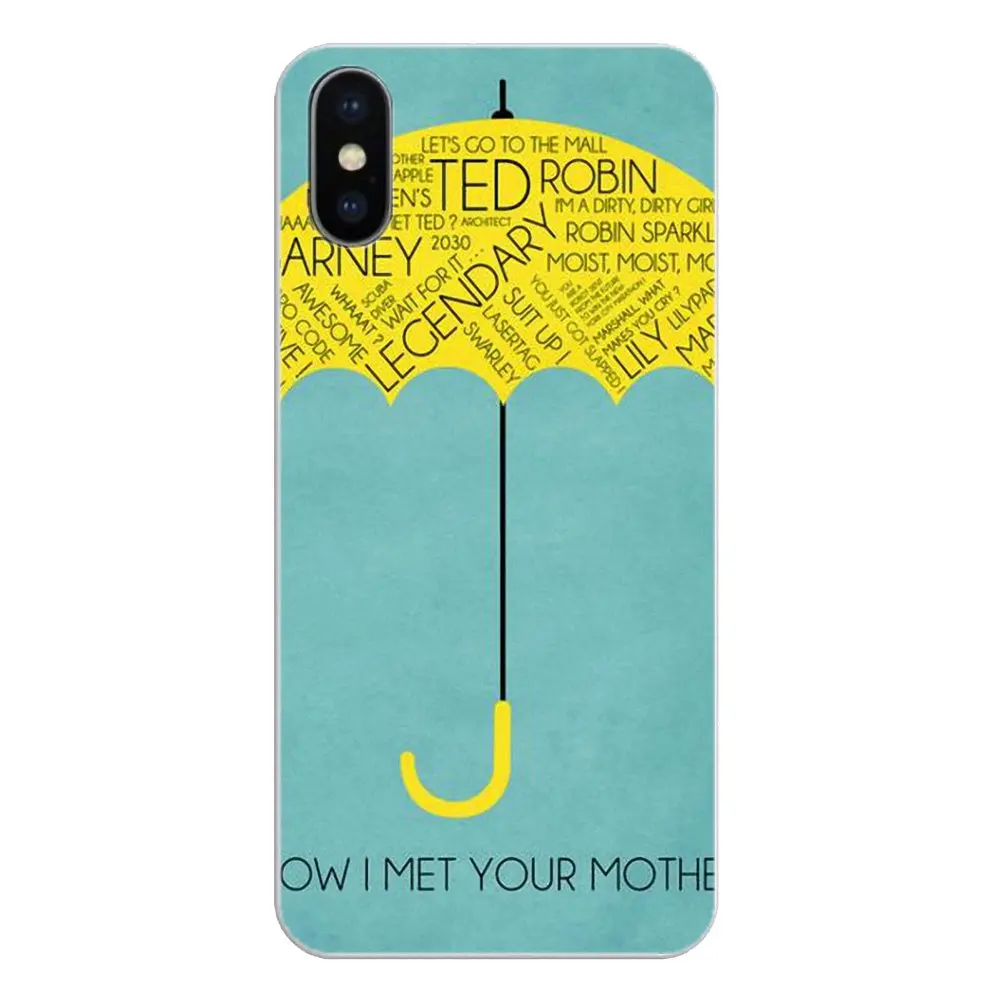 HIMYM How I Met Your Mother Yellow Umbrella Poster For Huawei Honor 8 8C 8X 9 10 7A 7C Mate 20 Lite Pro P Smart Plus TPU Case |
