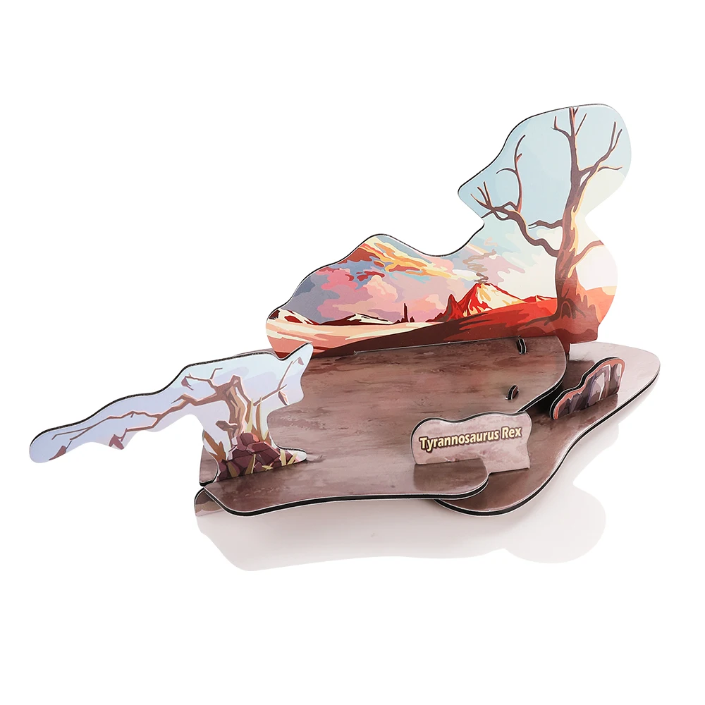 Новая 3D головоломка динозавра для детей пенопластовая игрушки животные сделай